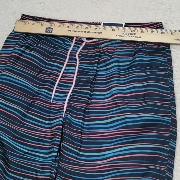 Club Room Men Quick-Dry 7" Swim Trunks Men's Medium Colorful Stripes Classic NEW - Picture 10 of 15